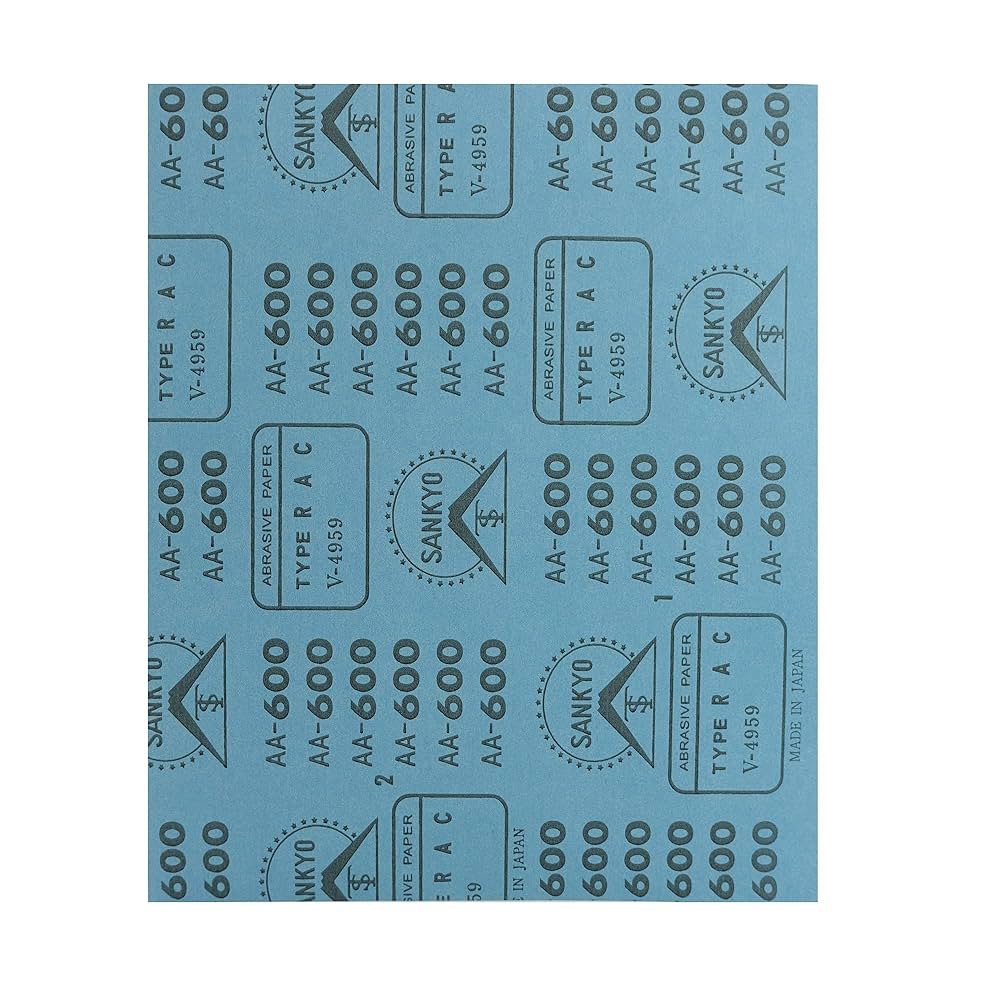 Amazon | 三共理化学 空研ぎ紙ヤスリ 1枚入り #600 ペーパー